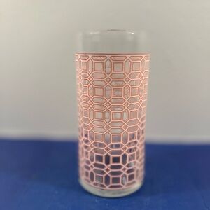 Vtg pink geometric vase is a unique addition to any collection or home decor.
